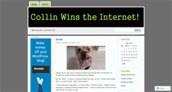 Desktop Screenshot of collinwinstheinternet.wordpress.com