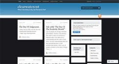 Desktop Screenshot of clearwaterent.wordpress.com