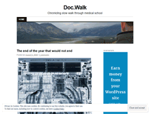 Tablet Screenshot of docwalk.wordpress.com