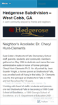 Mobile Screenshot of hedgerose.wordpress.com