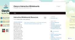 Desktop Screenshot of clarycointereractivewhiteboards.wordpress.com
