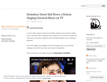 Tablet Screenshot of metronationaltitle.wordpress.com
