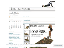 Tablet Screenshot of lyndzmatic.wordpress.com