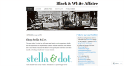 Desktop Screenshot of blackandwhiteaffair.wordpress.com