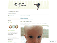 Tablet Screenshot of fleeflyflown.wordpress.com