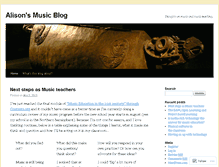 Tablet Screenshot of alisonsmusicblog.wordpress.com