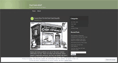 Desktop Screenshot of fastcashasap.wordpress.com