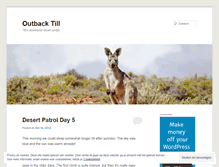 Tablet Screenshot of outbacktilldotcom.wordpress.com