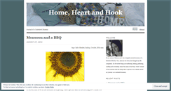 Desktop Screenshot of homeheartandhook.wordpress.com