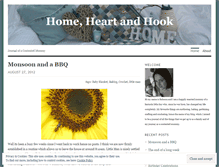 Tablet Screenshot of homeheartandhook.wordpress.com