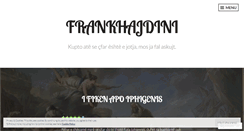 Desktop Screenshot of frankhajdini.wordpress.com