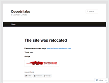 Tablet Screenshot of cocodrilabs.wordpress.com