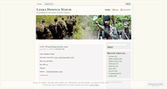 Desktop Screenshot of lankadefencewatch.wordpress.com
