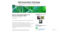 Desktop Screenshot of deaf.wordpress.com