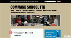 Desktop Screenshot of commandschoolttx.wordpress.com