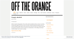 Desktop Screenshot of offtheorange.wordpress.com