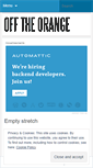 Mobile Screenshot of offtheorange.wordpress.com