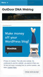 Mobile Screenshot of outdoordna.wordpress.com