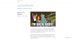 Desktop Screenshot of abitofitalll.wordpress.com