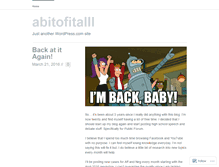 Tablet Screenshot of abitofitalll.wordpress.com