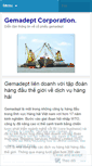 Mobile Screenshot of gemadept.wordpress.com