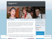 Tablet Screenshot of outrageousfun.wordpress.com