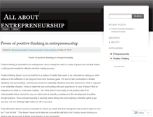 Tablet Screenshot of entrepreneuredge.wordpress.com