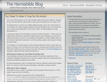 Tablet Screenshot of herniabible.wordpress.com