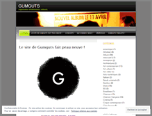 Tablet Screenshot of gumguts.wordpress.com