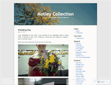 Tablet Screenshot of motleycollection.wordpress.com