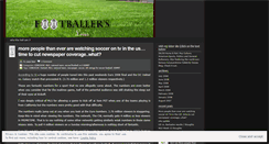 Desktop Screenshot of footballerslives.wordpress.com