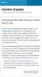 Mobile Screenshot of gardengazebo.wordpress.com