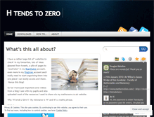 Tablet Screenshot of htends2zero.wordpress.com