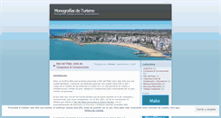 Desktop Screenshot of monografiasdeturismo.wordpress.com