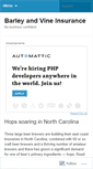 Mobile Screenshot of barleyandvineinsurance.wordpress.com