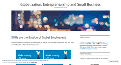 Desktop Screenshot of globalentrepreneurship.wordpress.com