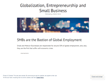 Tablet Screenshot of globalentrepreneurship.wordpress.com