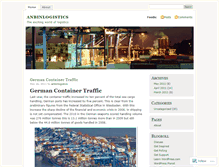 Tablet Screenshot of anbinlogistics.wordpress.com
