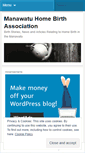 Mobile Screenshot of homebirthmanawatu.wordpress.com