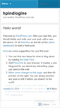 Mobile Screenshot of hpindiogine.wordpress.com