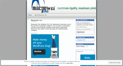 Desktop Screenshot of macpowercnc.wordpress.com