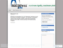 Tablet Screenshot of macpowercnc.wordpress.com