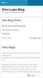 Mobile Screenshot of dinlup.wordpress.com