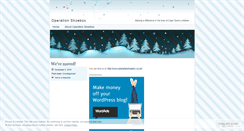 Desktop Screenshot of operationshoebox.wordpress.com