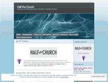 Tablet Screenshot of halfthechurch.wordpress.com