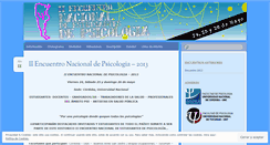 Desktop Screenshot of encuentropsico.wordpress.com