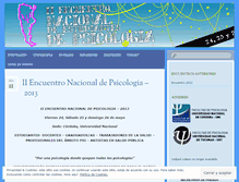 Tablet Screenshot of encuentropsico.wordpress.com