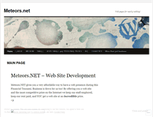 Tablet Screenshot of meteorsnet.wordpress.com
