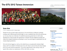 Tablet Screenshot of gtutaiwan2012.wordpress.com