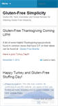 Mobile Screenshot of glutenfreesimplicity.wordpress.com